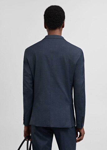 MANGO MAN Slim fit Suit Jacket in Blue