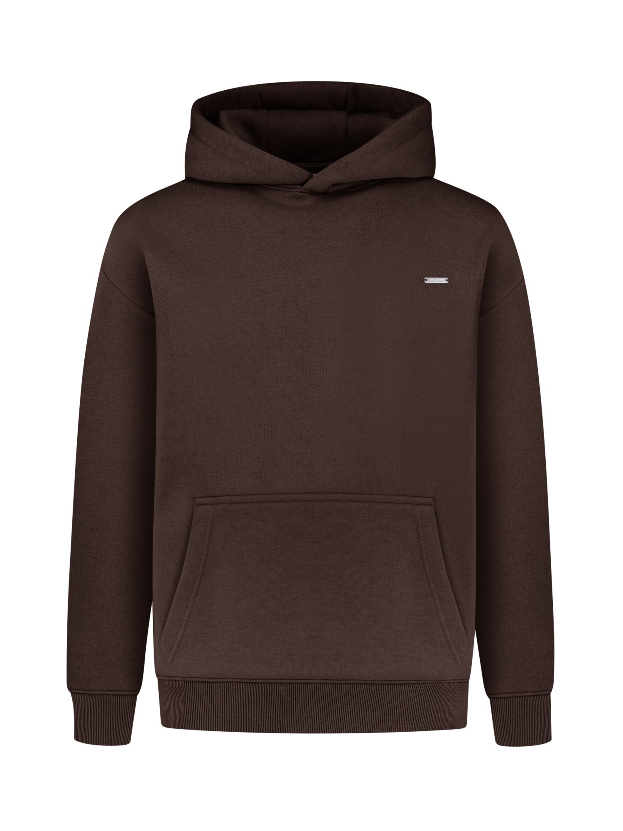 Smilodox Sweatvest in Bruin: voorkant