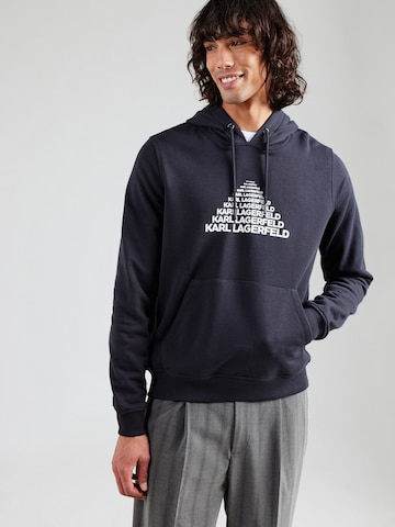 Karl Lagerfeld Μπλούζα φούτερ σε μπλε: μπροστά