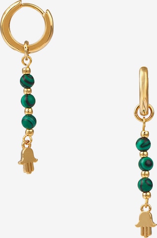 Orelia Earrings in Gold: front