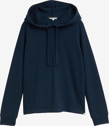 Sweat-shirt TOM TAILOR DENIM en vert : devant