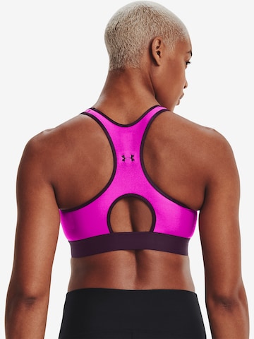 UNDER ARMOUR Bustier Sport bh in Roze