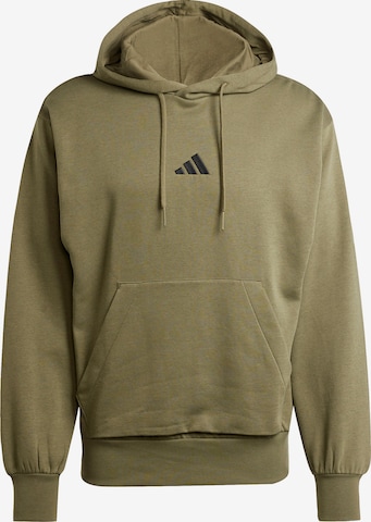 ADIDAS SPORTSWEAR Sportsweatshirt 'FEELCOZY' in Groen: voorkant