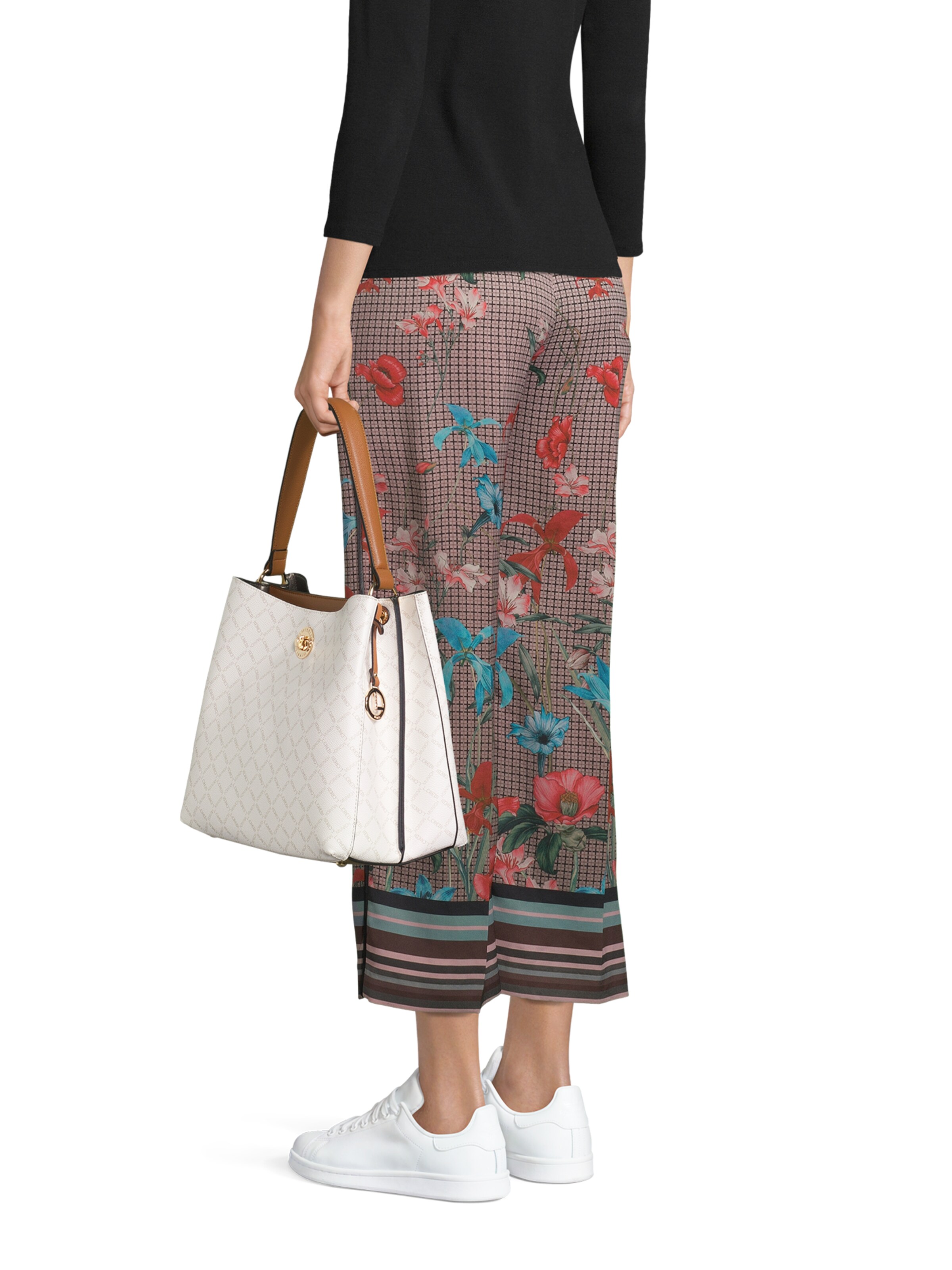 Sac à bandoulière 'Filiberta' L.CREDI en blanc