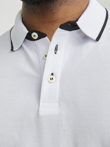 Jack & Jones Plus Shirt 'JJEPaulos' in White