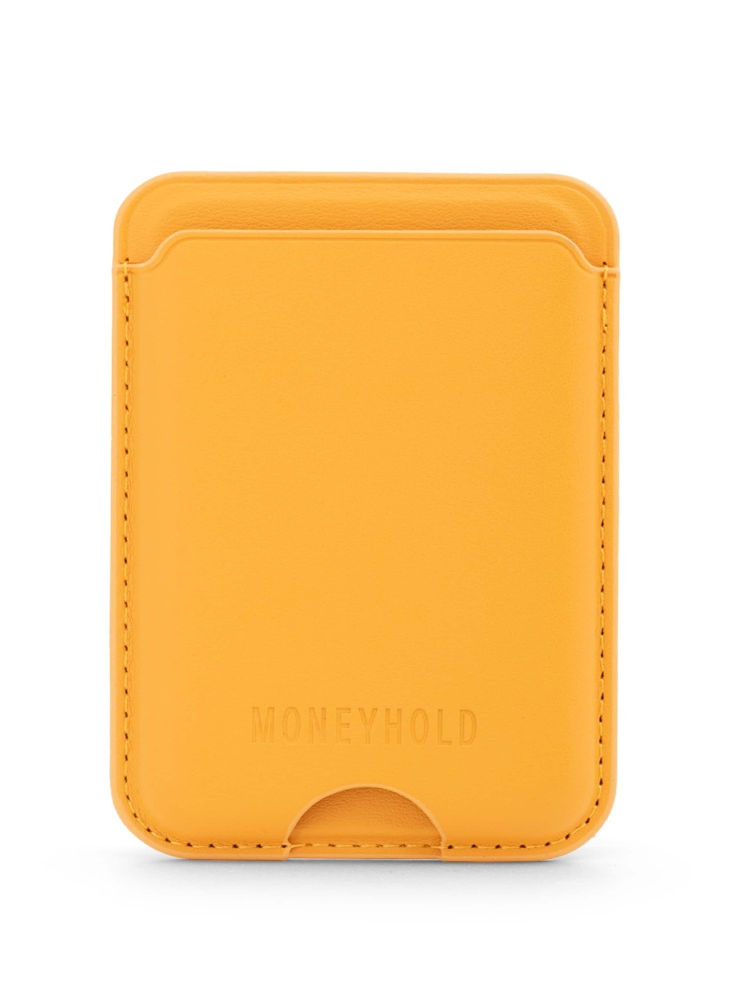 Portamonete di Moneyhold in giallo: frontale