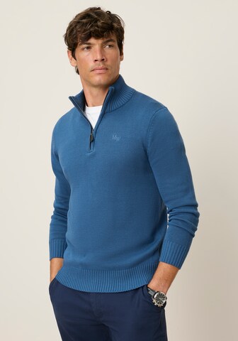 Man's World Sweater in Blue: front