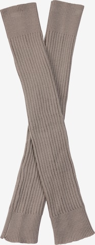 LAVANA Over the Knee Socks in Beige: front