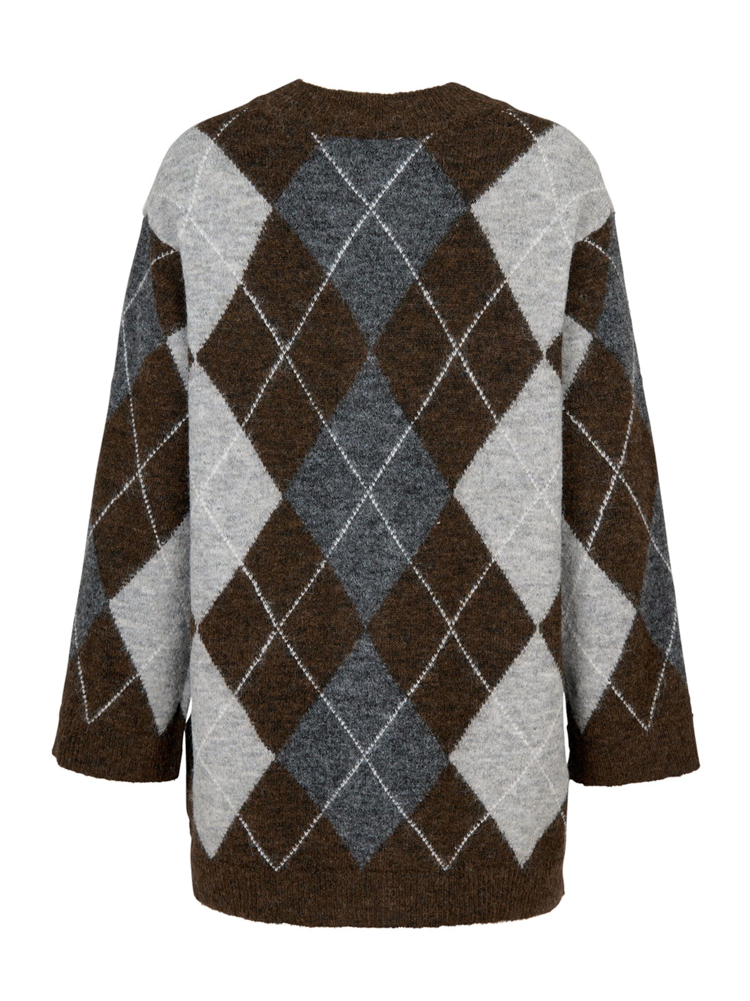 Cellbes of Sweden Gebreid vest in Bruin