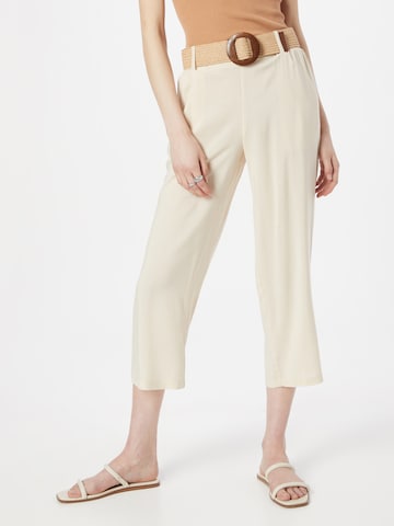 ZABAIONE Loose fit Trousers 'Aziza' in Beige: front
