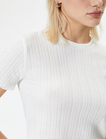 Koton T-shirt in Weiß