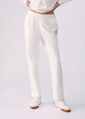 Liu Jo - Loosefit Pantalón en blanco: frente