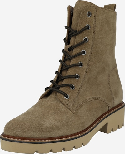 GABOR Bottines à lacets en taupe, Vue avec produit