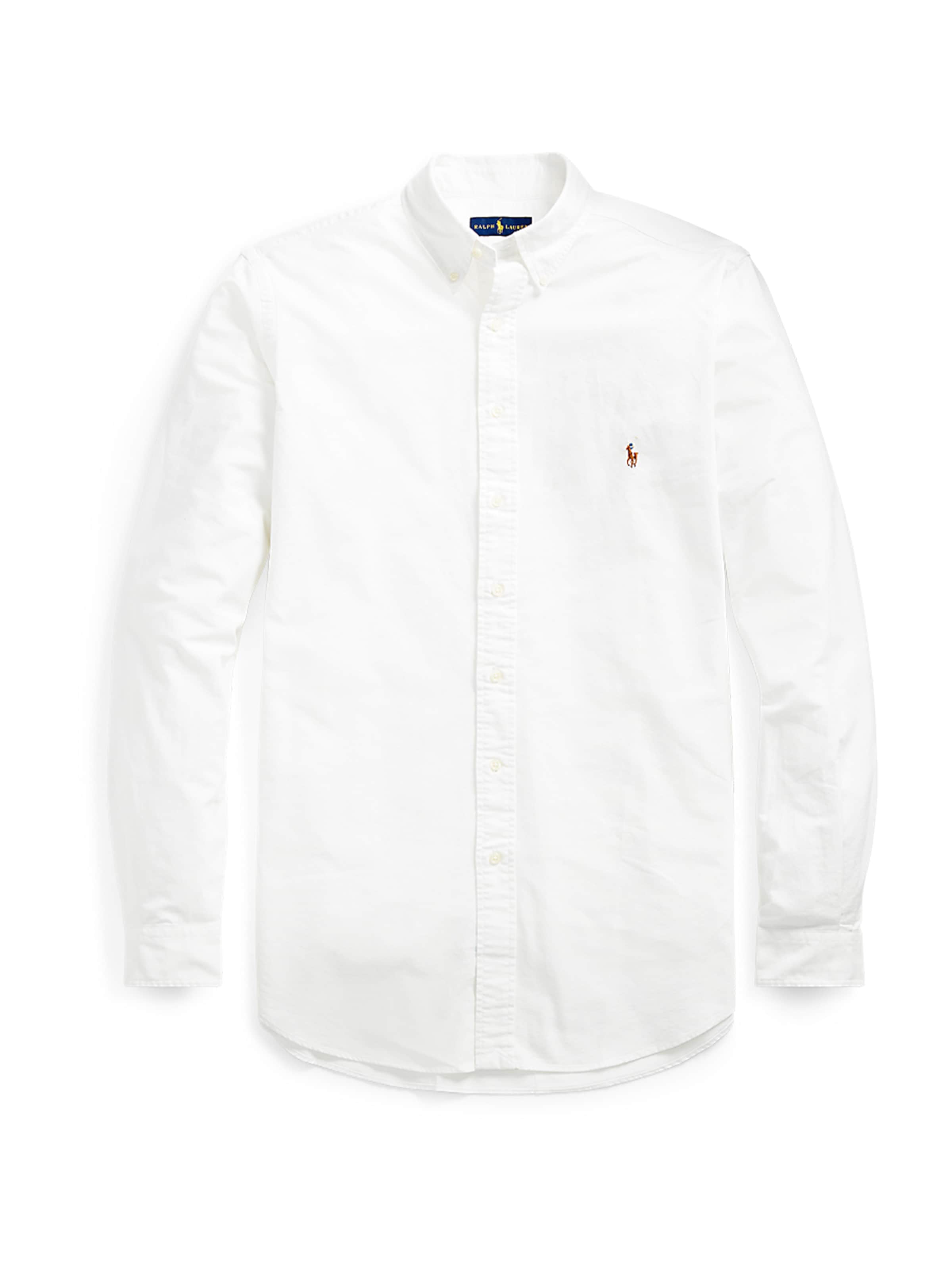 Polo Ralph Lauren Big & Tall Средняя посадка Рубашка в Белый: спереди