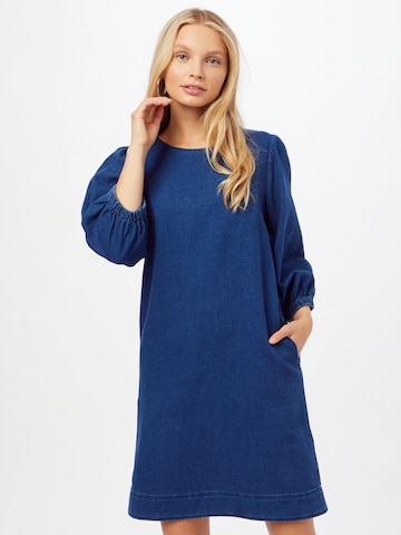 Herrlicher Jurk 'Florina' in Blauw: voorkant