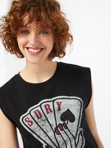 Superdry Top in Zwart