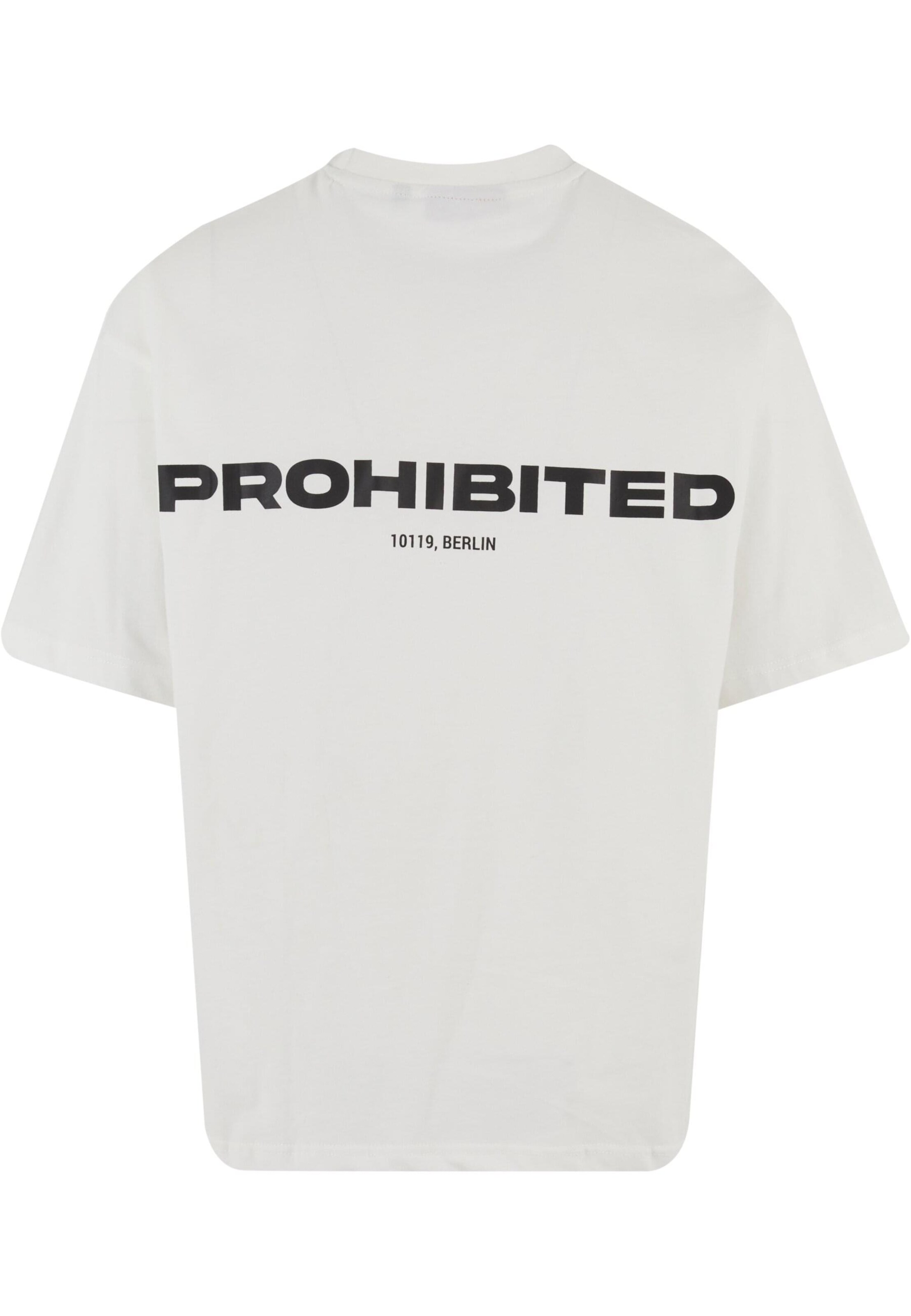 Prohibited Tričko – bílá