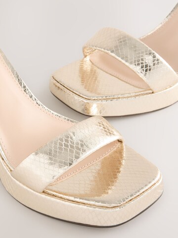 Sandales 'Forever Comfort®' Next en or