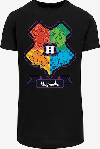 T-Shirt 'Harry Potter Hogwarts Junior' F4NT4STIC en noir : devant