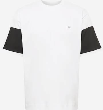 Calvin Klein - Camiseta en blanco: frente