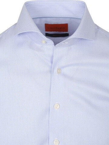 Suitable Slim fit Button Up Shirt in Blue