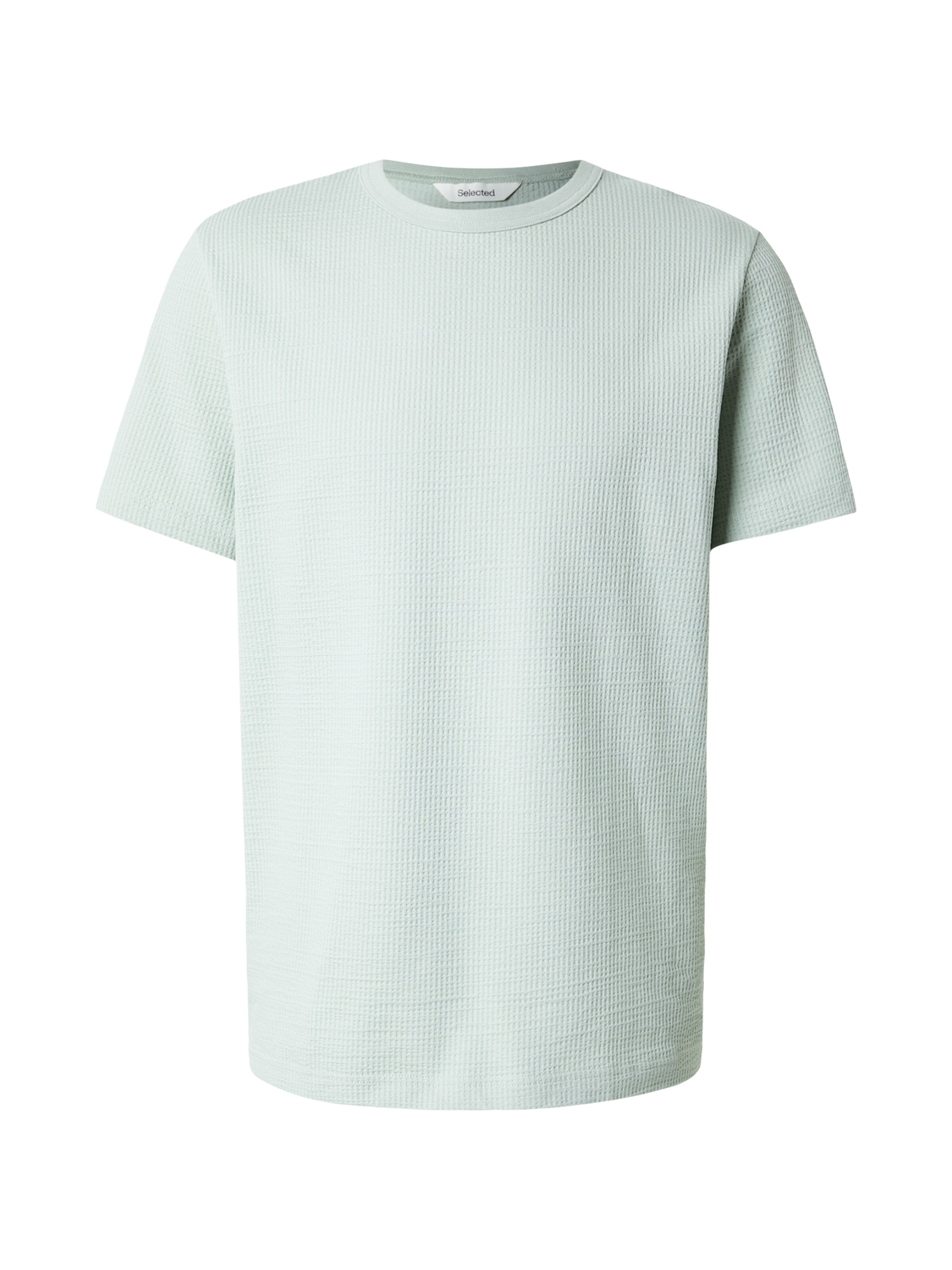 SELECTED - Camiseta 'SLHLEANDER' en gris: frente
