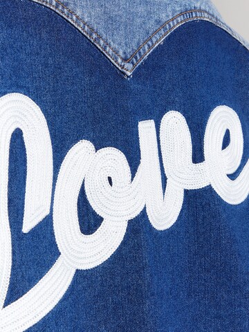 Veste mi-saison 'Loveheart' miss goodlife en bleu