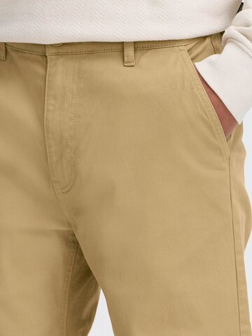BLEND Loose fit Chino trousers 'NATAN' in Beige