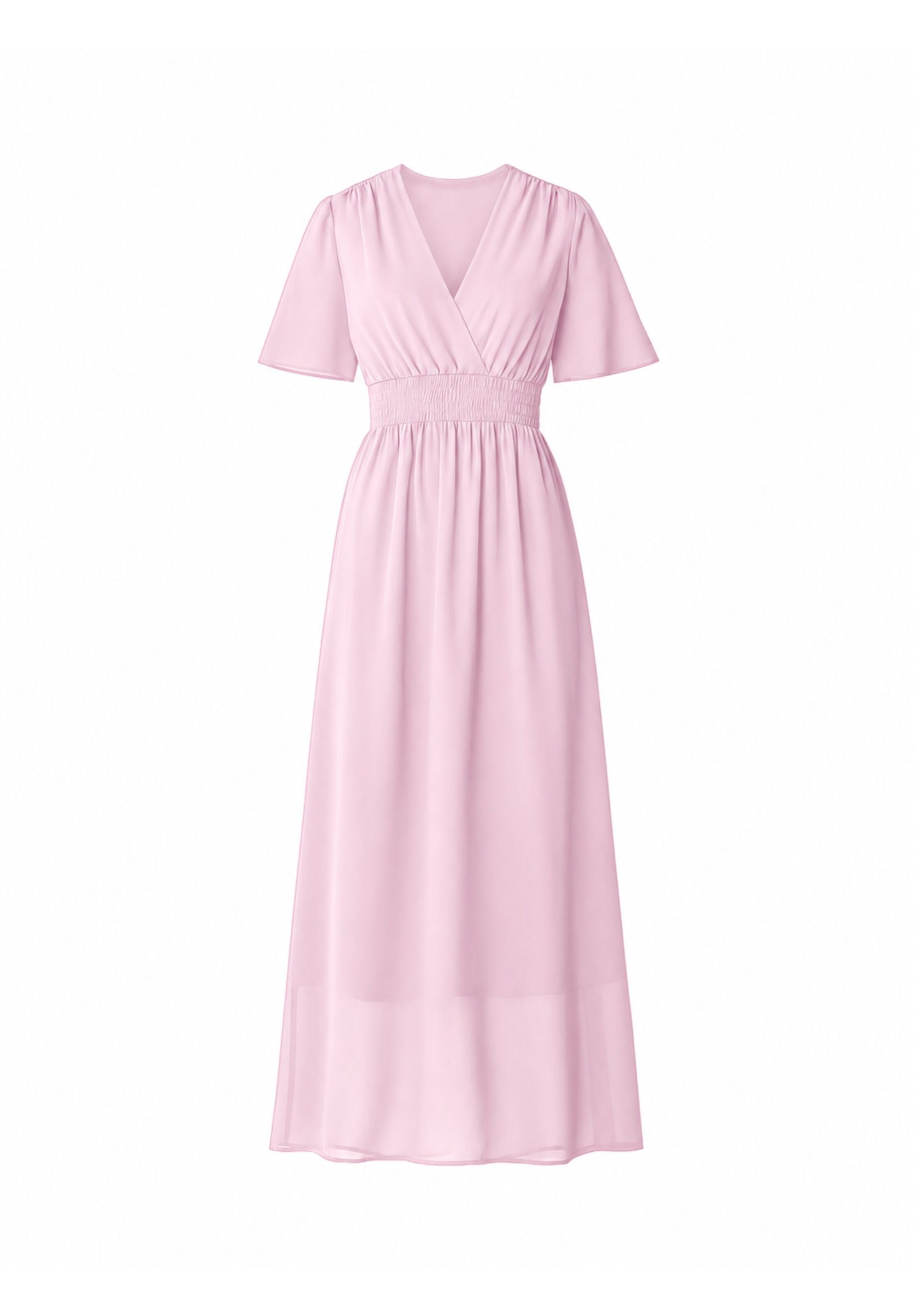 Elara Dress in Pink: front