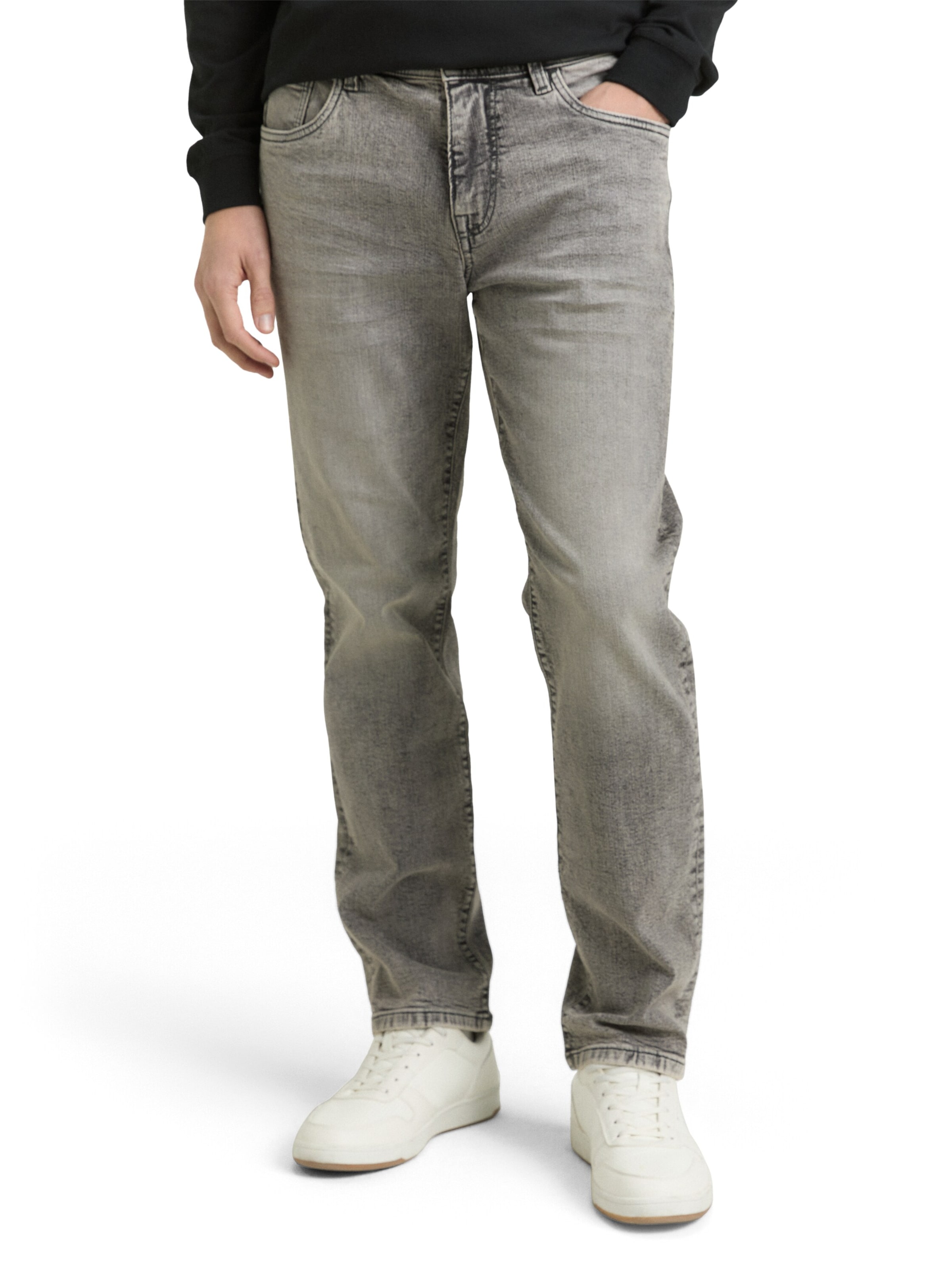 Regular Jean 'MARVIN' TOM TAILOR en gris : devant