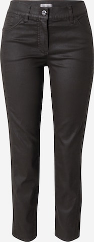 GERRY WEBER Slimfit Hose in Braun: predná strana