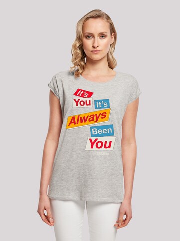 F4NT4STIC Shirt 'Sex Education It Always Been You Netflix TV Series' in Grijs: voorkant