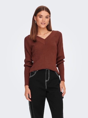 ONLY Pullover 'New Tessa' i brun: forside