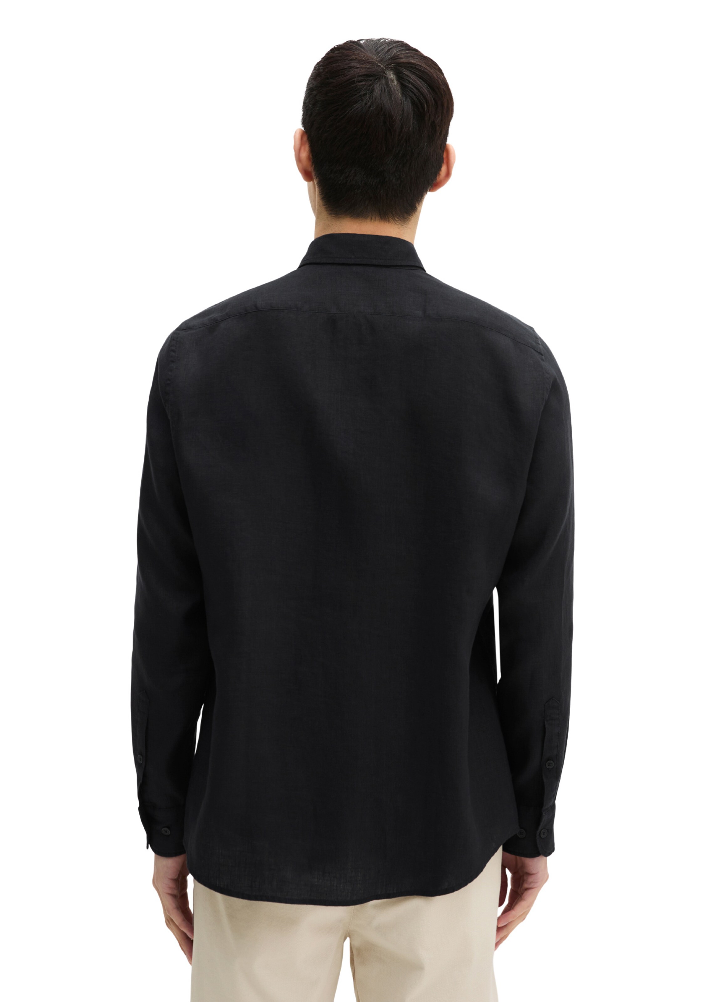 Marc O'Polo Regular fit Overhemd in Zwart