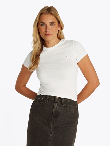Maglietta di Tommy Jeans in bianco: frontale