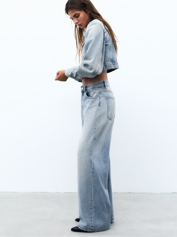 Pull&Bear Baggy Farmer - kék