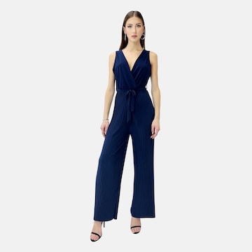 Elara Jumpsuit in Blau: Vorderseite