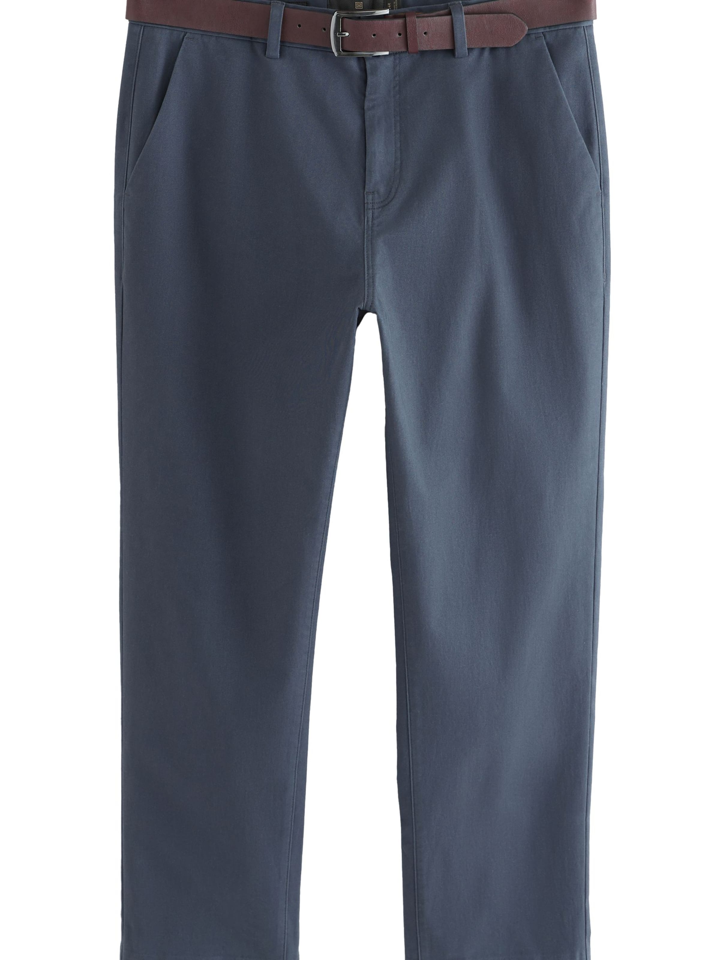 Next tavaline Chino-püksid, värv sinine: eest vaates