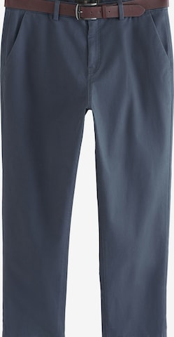 Nextregular Chino hlače - plava boja: prednji dio