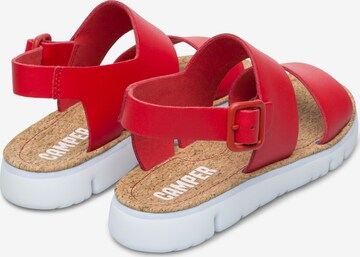 CAMPER Strap Sandals in Red