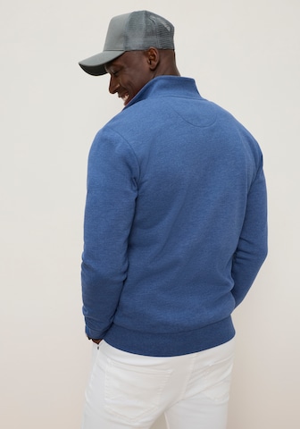 DELMAO Zip-Up Hoodie in Blue