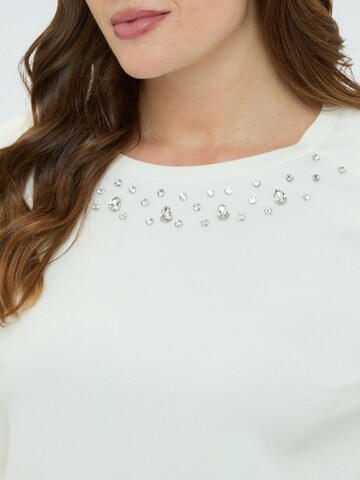 Pull-over Fiorella Rubino en blanc