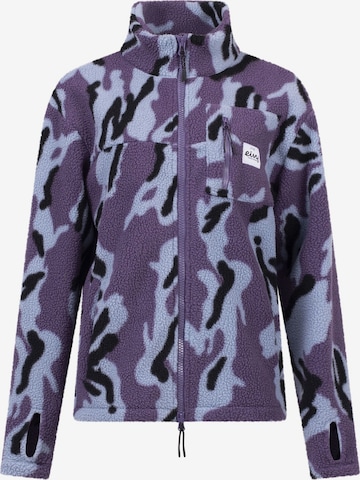 Veste en polaire fonctionnelle Eivy en violet : devant