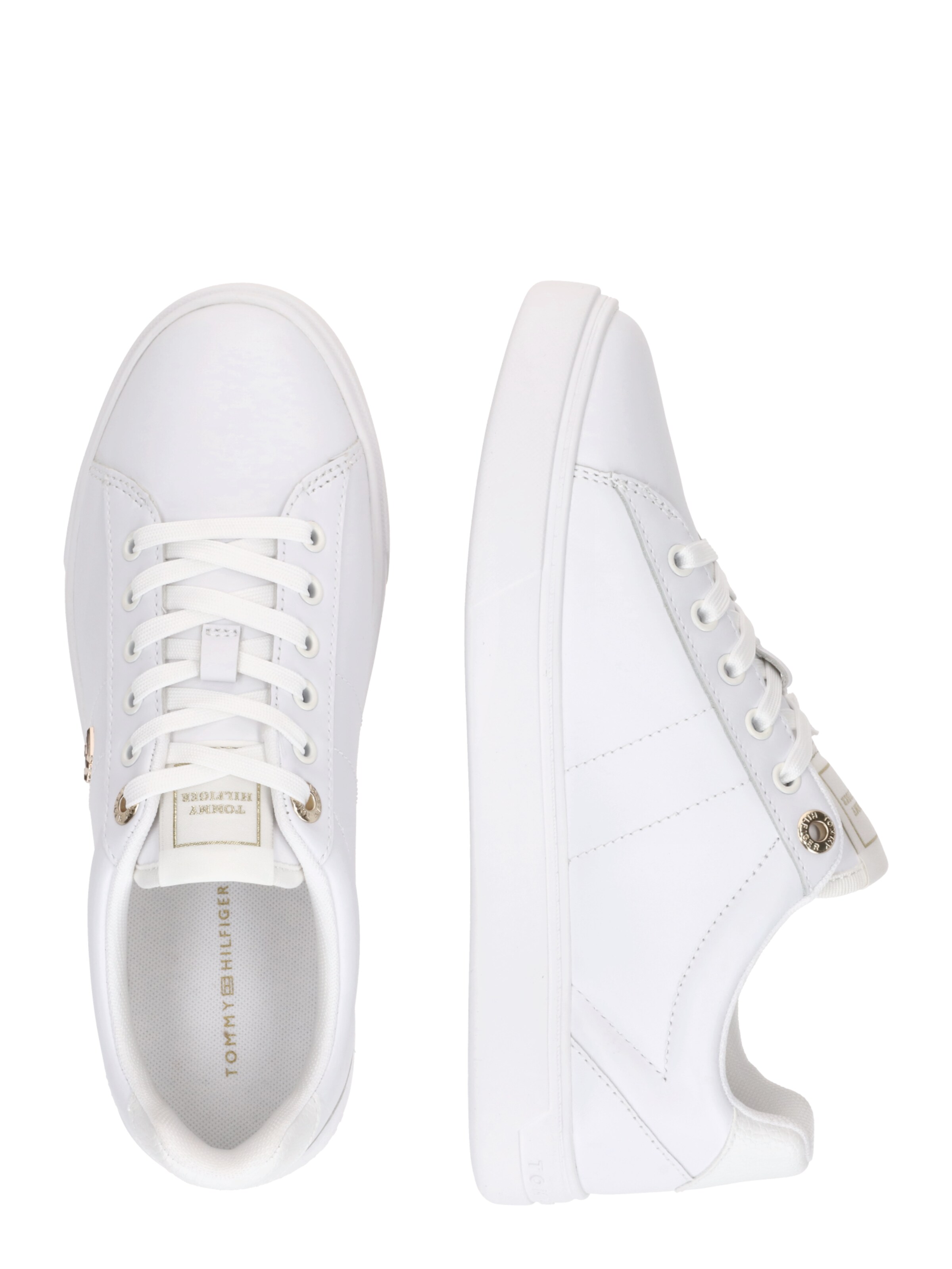 Baskets basses 'ESSENTIAL' TOMMY HILFIGER en blanc