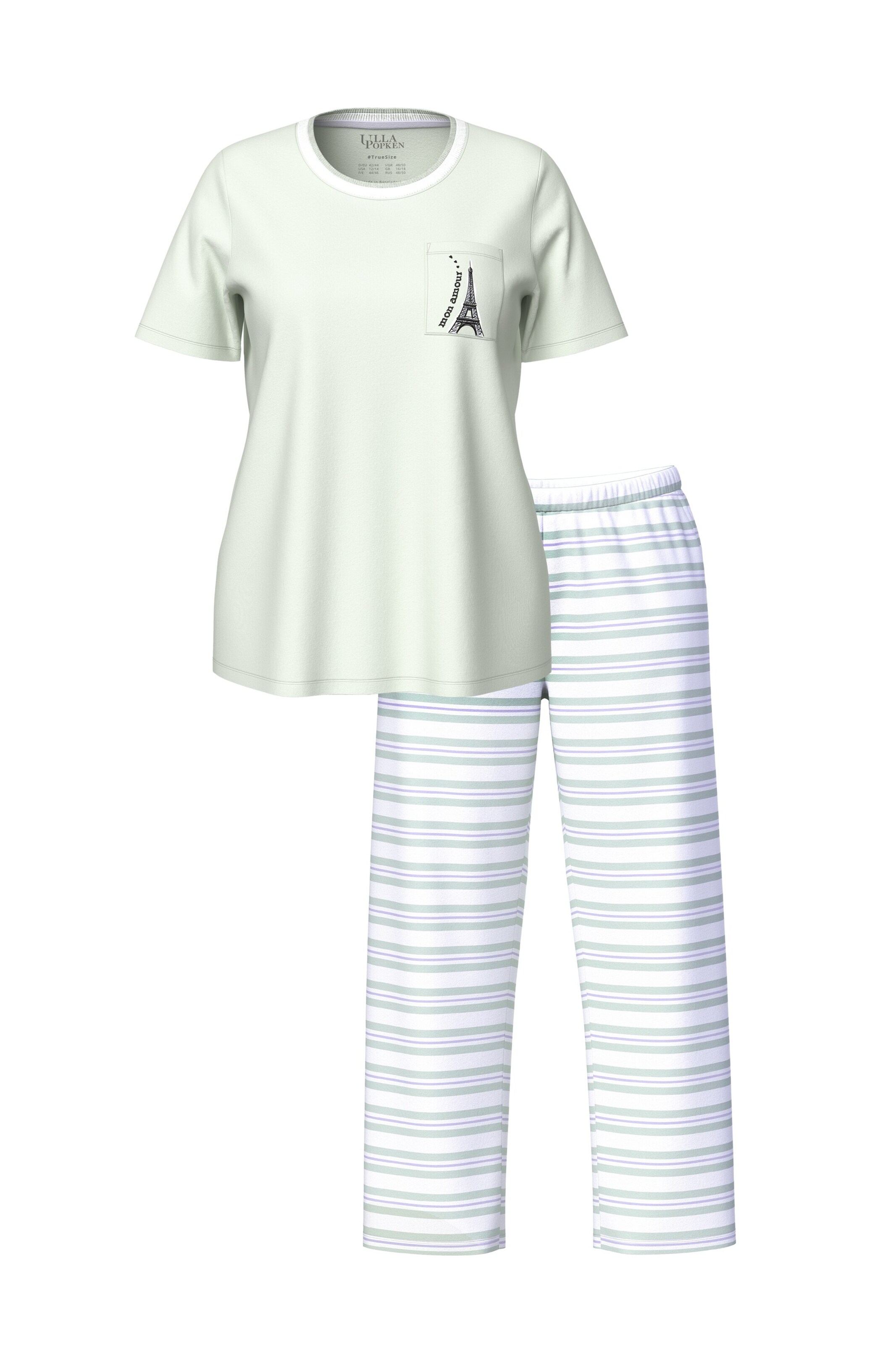Ulla Popken Pajama in Mixed colours: front