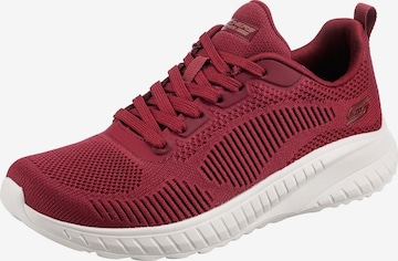 SKECHERS Sneakers laag in Rood: voorkant