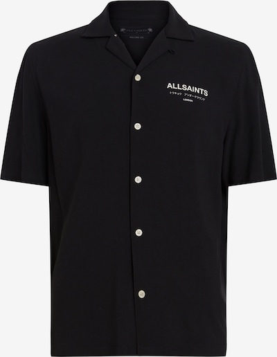 AllSaints Overhemd 'UNDERGROUND' in de kleur Zwart / Wit, Productweergave