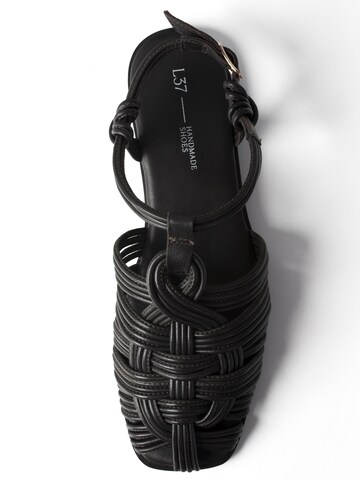 Sandales à lanières 'LOVE LIKE EARLY JUNE' L37 HANDMADE SHOES en noir