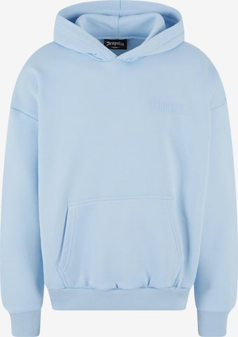 Sweat-shirt Dropsize en bleu : devant