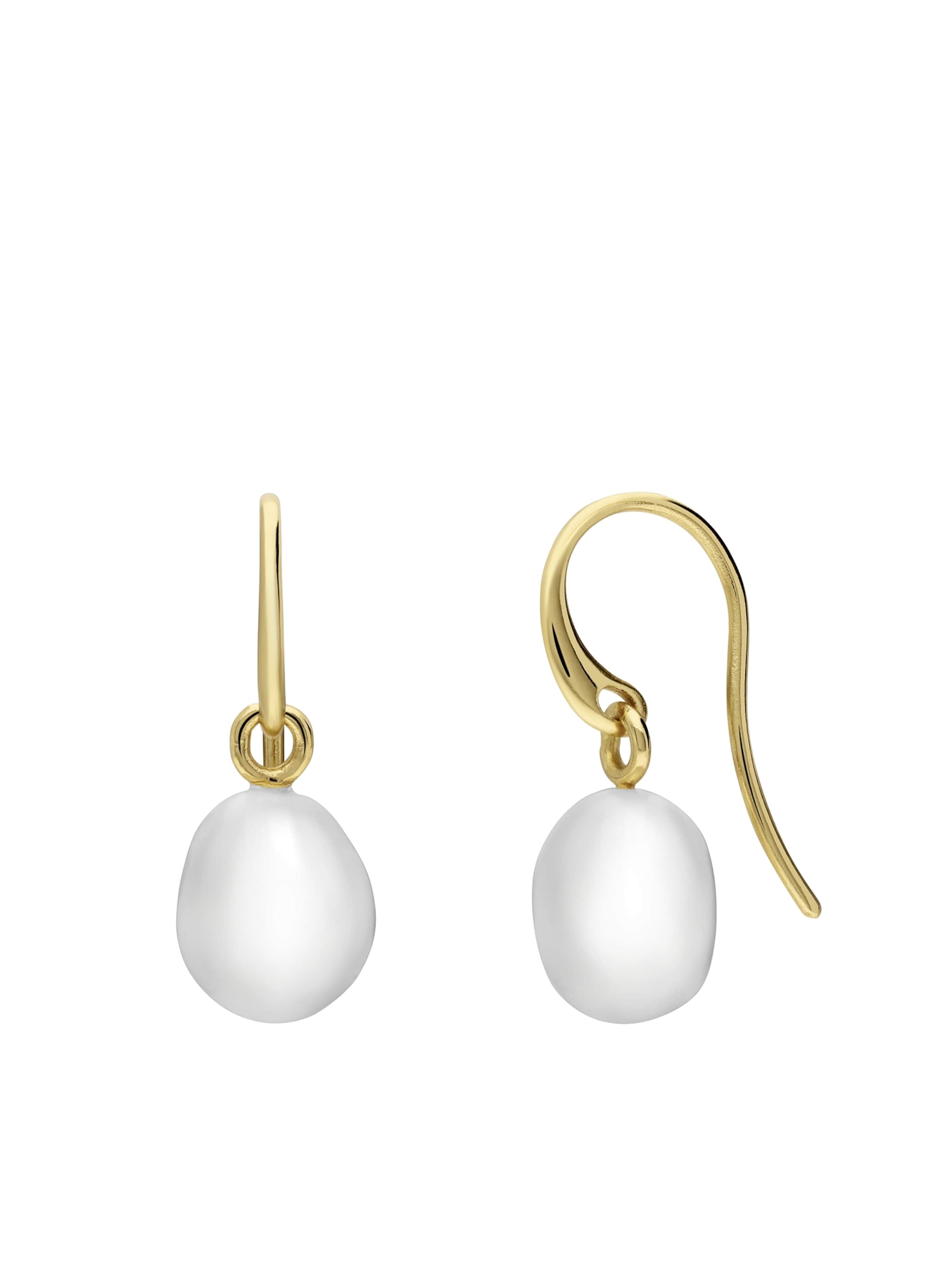 Boucles d'oreilles 'Klassisch' Lucardi en or : devant